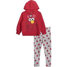 Sesame Street Sesame Street Elmo Toddler Girls Fleece Hoodie & Leggings 3T