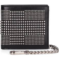 Alexander McQueen Mc Black Wallet With Studs Chain - One