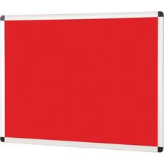 Red Notice Boards Metroplan Aluminium 600 HxW Notice Board