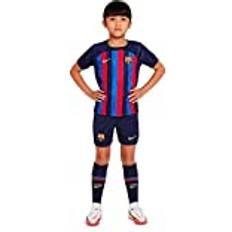 FC Barcelona Football Kits Nike F.C. Barcelona 2022/23 Home Younger Kids' Football Kit Blue