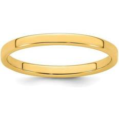 Bloomingdale's Primal Gold Karat Yellow Gold 2mm Lightweight Flat Band