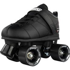 Crazy Skates Crazy Skates Rocket Roller Skates Men's Quad Skates Black Black