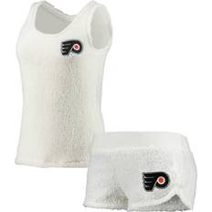 Concepts Sport Women's Cream Philadelphia Flyers Fluffy Sherpa Tank Top & Set