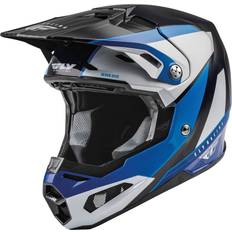 Fly Racing Formula Carbon Prime Motocross Helmet, black-white-blue, XS, black-white-blue