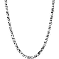 Giani Bernini Saks Fifth Avenue Made in Italy Men's Basic Silver Curb Necklace/22"