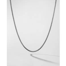 David Yurman Men's Box Chain Necklace Sterling Silver Sterling Silver