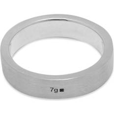 Le Gramme Men's Brushed Ribbon Ring Silver Silver