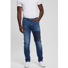 Guess Men Jeans Guess Mid Rise Relaxed Denim Pant Blue