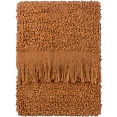 Wool Textiles Yard Yard Ulsmere Boucle Blankets Orange