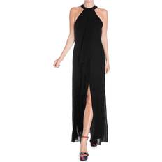 MEGHAN LA Women's Aphrodite Front-Slit Maxi Dress Black