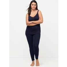 Women - Wool Tights & Stay-Ups Ulla Popken Viscose Spandex Leggings blue