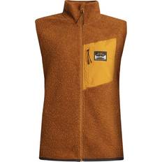 Women - Wool Vests Lundhags Women's Flok Wool Pile Vest, M, Dark Gold