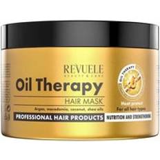 Revuele Hair Mask Oil Therapy with Argan Oil, Macadamia, Coconut Oil