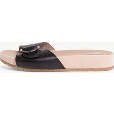 Wide Fit Slides Tamaris Pantolette schwarz