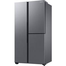 Samsung Freestanding Fridge Freezers - Grey - LED Lightning Samsung RH69CG895DS9EU American Style Beverage Center Grey, Silver