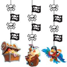 Creative Converting 340099 Island Pirate Hanging Decorations 3 Count