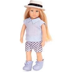 Lori Dolls Mini Doll 6-inch Fashion Doll Clothes & Accessories Top, Shorts, Shoes, Hat Toys Kids