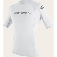 O'Neill Wetsuit Parts O'Neill Youth Basic Skins Short Sleeve Rash Vest White Age