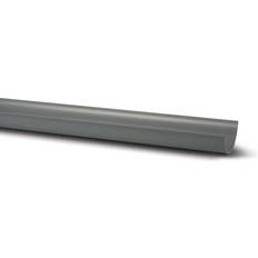 Polypipe Grey Polypipe 112mm Half Round Gutter 4mtr RR101G