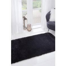 Sienna Fluffy Rug Anti-Slip Grey