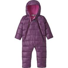 Patagonia Infant Hi-Loft Down Sweater Bunting Jumpsuit Kids Night Plum