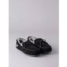 Thong Low Shoes Lakeland Leather Sheepskin Moccasins Black