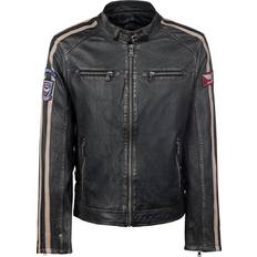 Gipsy Race Leather Jacket dark brown