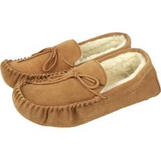 Brown - Women Moccasins Eastern Counties Leather Jesse Suede Moccasins Beige