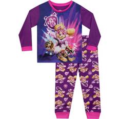 Purple Pyjamases Children's Clothing Paw Patrol Girls Skye Long Sleeve Pajamas Purple Sizes 2T-8