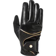 Mountain Horse Equestrian Gloves & Mittens Mountain Horse 2023 Diamond Rider Gloves Gold Black