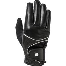 Mountain Horse Equestrian Gloves & Mittens Mountain Horse 2023 Diamond Rider Gloves Silver Black