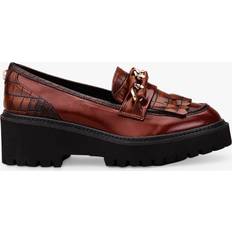 Brown Loafers Moda In Pelle Holliee Dark Brown Leather