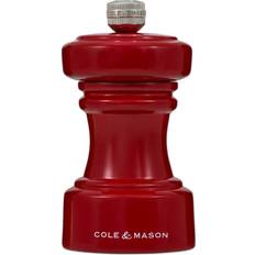 Red Spice Mills Cole & Mason Hoxton Wood Wood Pepper Mill, Salt Mill