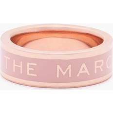 Beige Rings Marc Jacobs The Medallion Ring in Sand/Rose Gold
