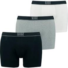 Scotch & Soda Underwear Scotch & Soda Pack Stacked Logo Boxer Brief Black