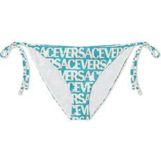 Turquoise - Women Bikinis Versace Allover bikini bottom 5v550_turquoise_avory