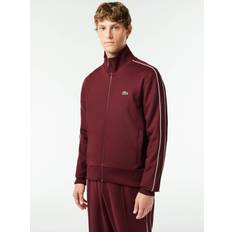 Lacoste Red Jackets Lacoste Regular Fit Track Top Burgundy