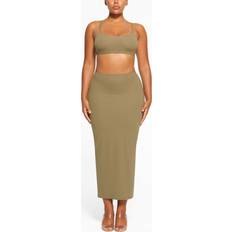 Skiing - Women Skirts SKIMS Khaki Fits Everybody Maxi Khaki