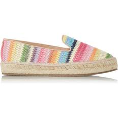 Multicoloured - Women Espadrilles Dune London Womens Ladies GROOVY Rainbow Raffia Espadrilles Multicolour