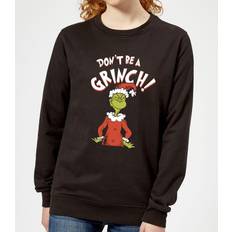 Dr. Seuss The Grinch Dont Be Grinch Women's Christmas Jumper Black