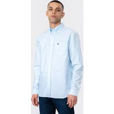 Lacoste Blue - Men Clothing Lacoste Woven Long Sleeved Shirt Blue