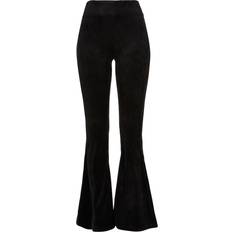 Urban Classics Women Leggings Urban Classics Ladies’ high-waist rib velvet leggings Leggings black