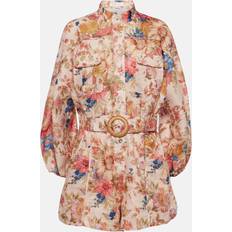 Linen Jumpsuits & Overalls Zimmermann August floral linen playsuit multicoloured