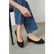 Dorothy Perkins Peaches Ballet Flats Black