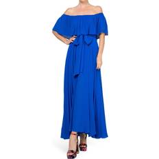 MEGHAN LA Women's Morning Glory Maxi Dress Royal Royal