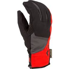 Klim Inversion Gore-Tex Motorcycle Gloves, black-red, 2XL, black-red