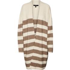 Recycled Fabric Cardigans Vero Moda V-neck Curve Dropped Shoulders Knit Cardigan