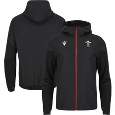 Macron Wales Rugby Travel Hoodie Black