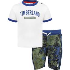 Timberland Baby T-Shirt & Shorts Set, White/Multi