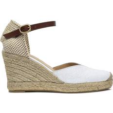 Radley Radley London Women's Leather Glasshouse Street Heirloom Embossed Espadrille Wedge White EUR